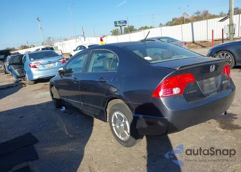 2008 Honda Civic Hybrid from USA, damaged, VIN JHMFA36238S024731